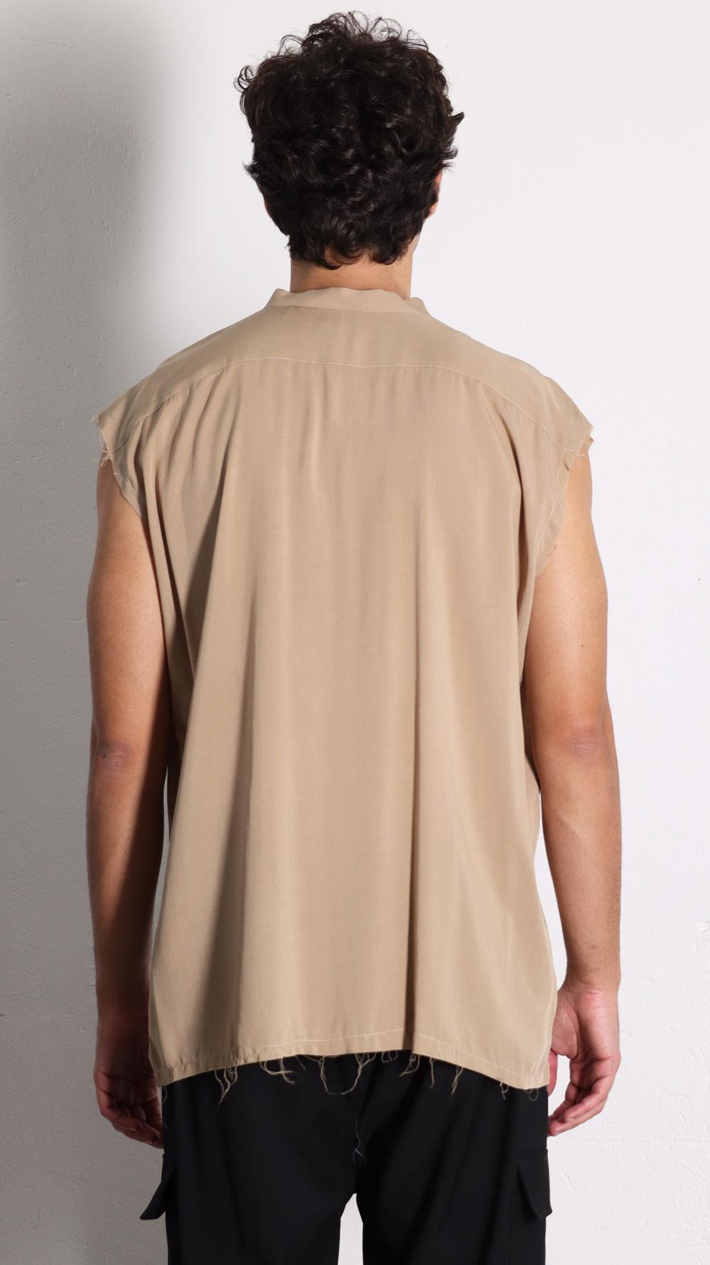 Camicia smanicata uomo deals